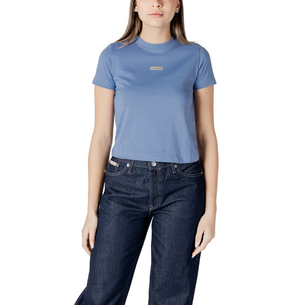 Blue Recycled Cotton Sportswear