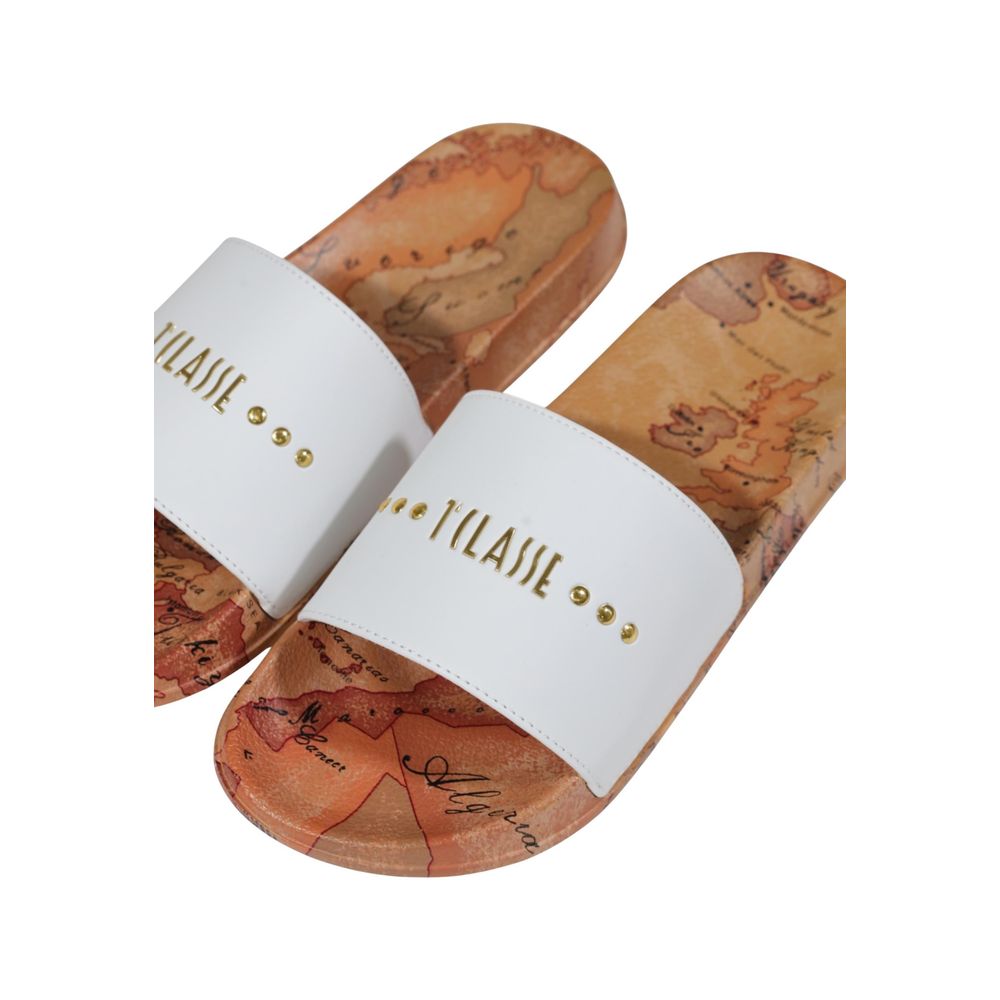 White Polyethylene Slippers
