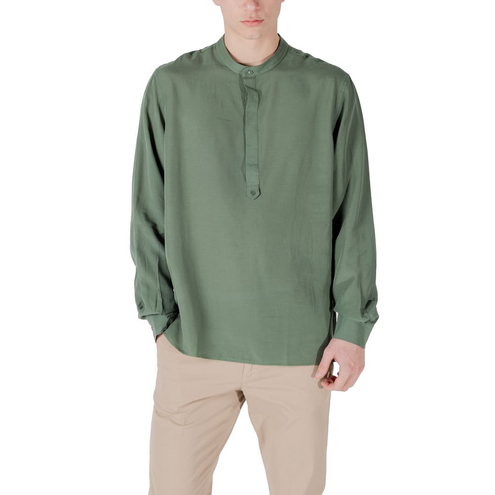 Bicolor Lyocell Shirt