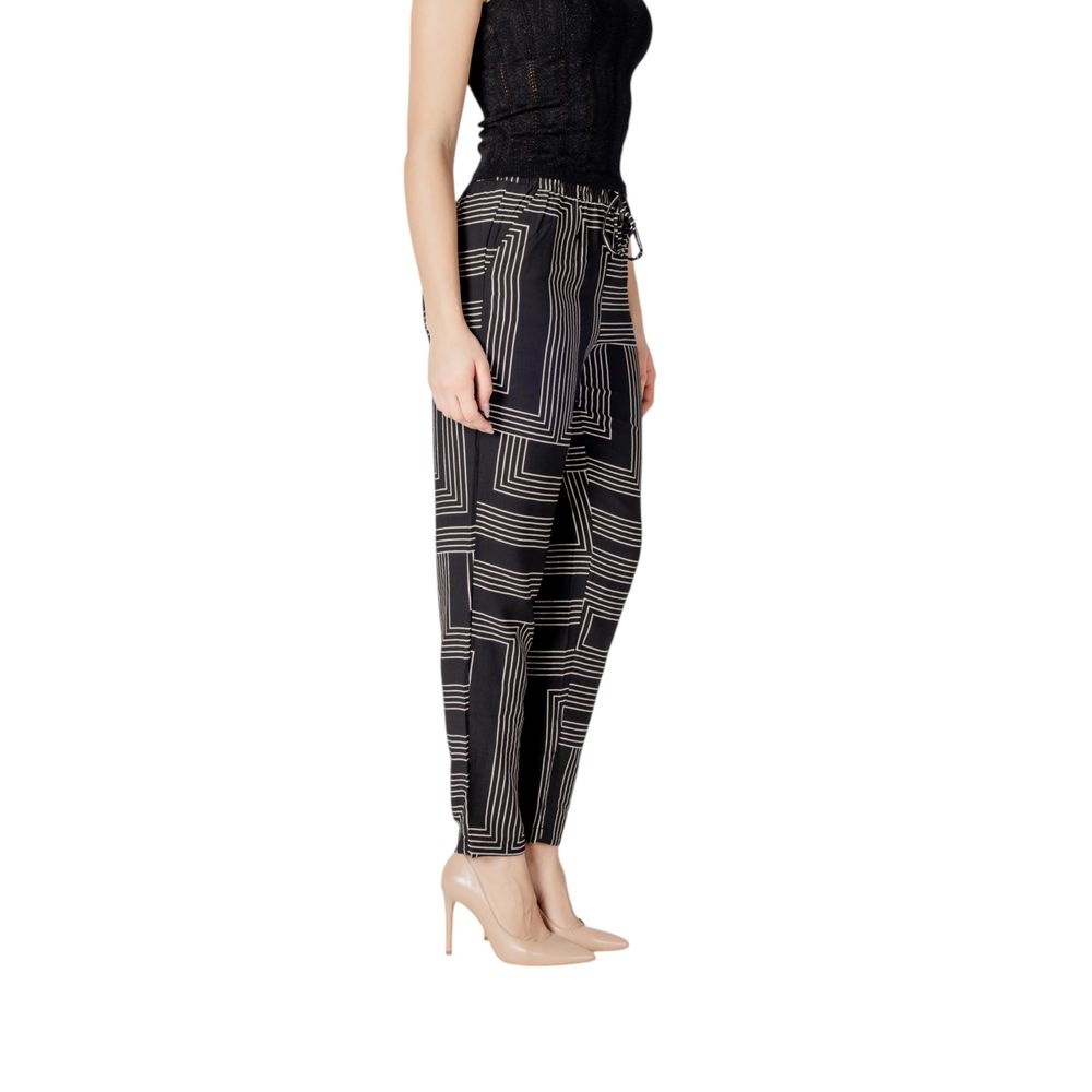 Black Viscose Pants