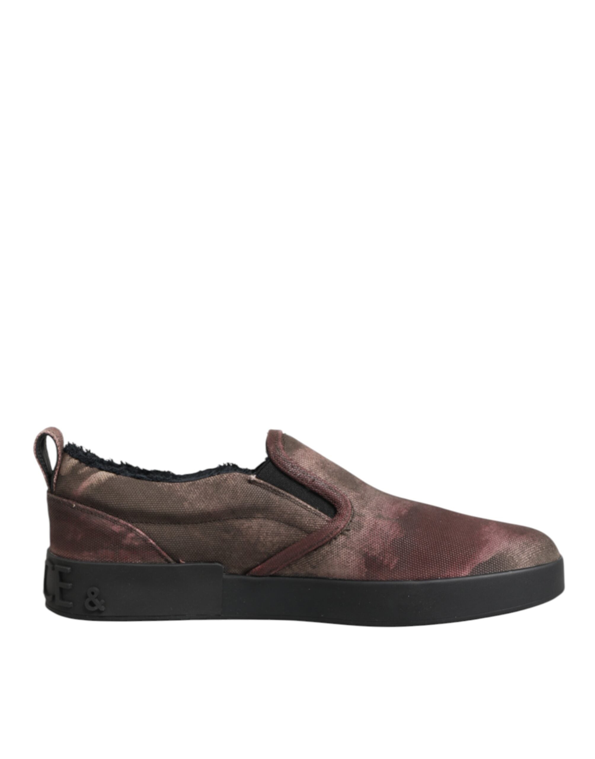 Multicolor Cotton Low Top Slip On Men Sneakers Shoes