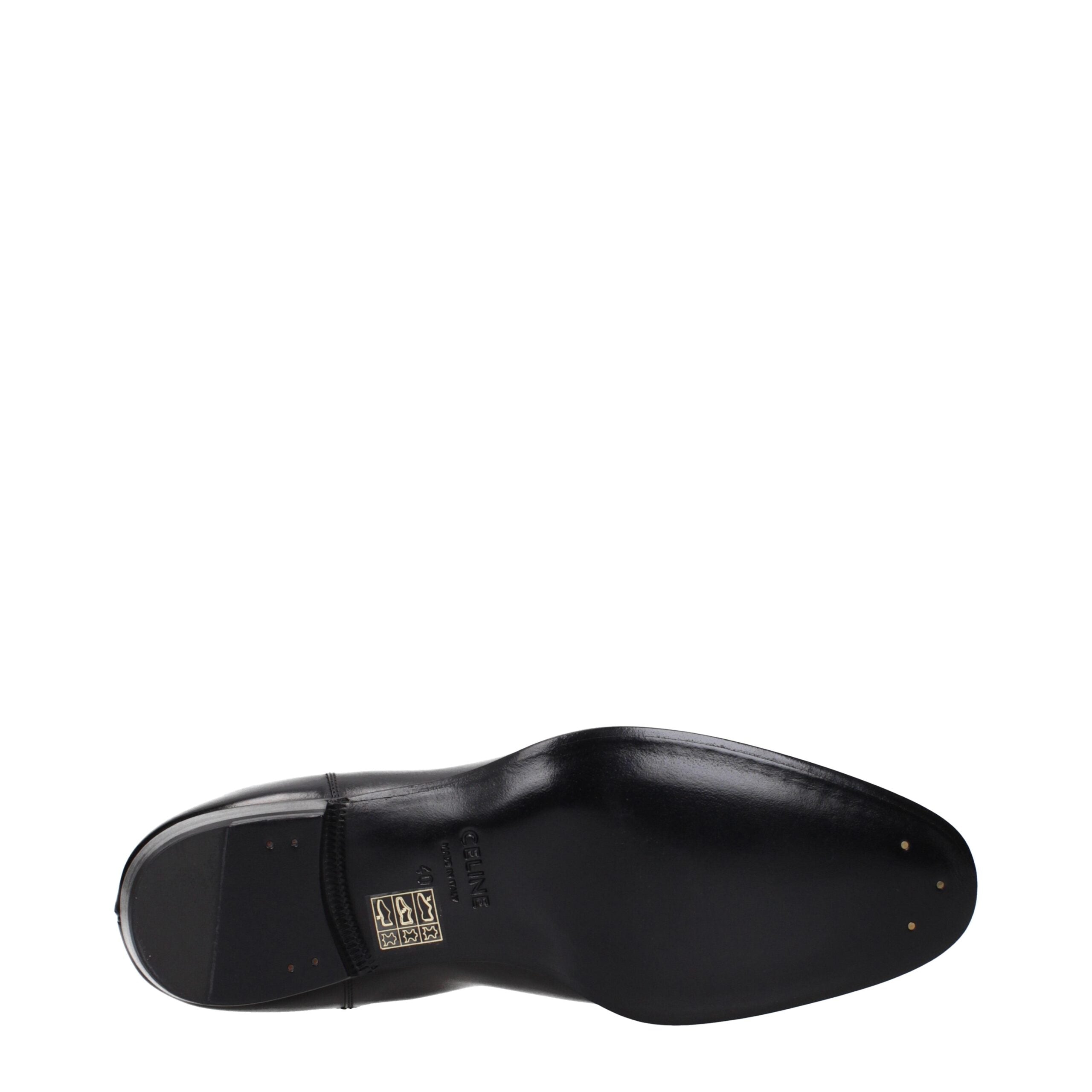 Black Leather Ankle Boots