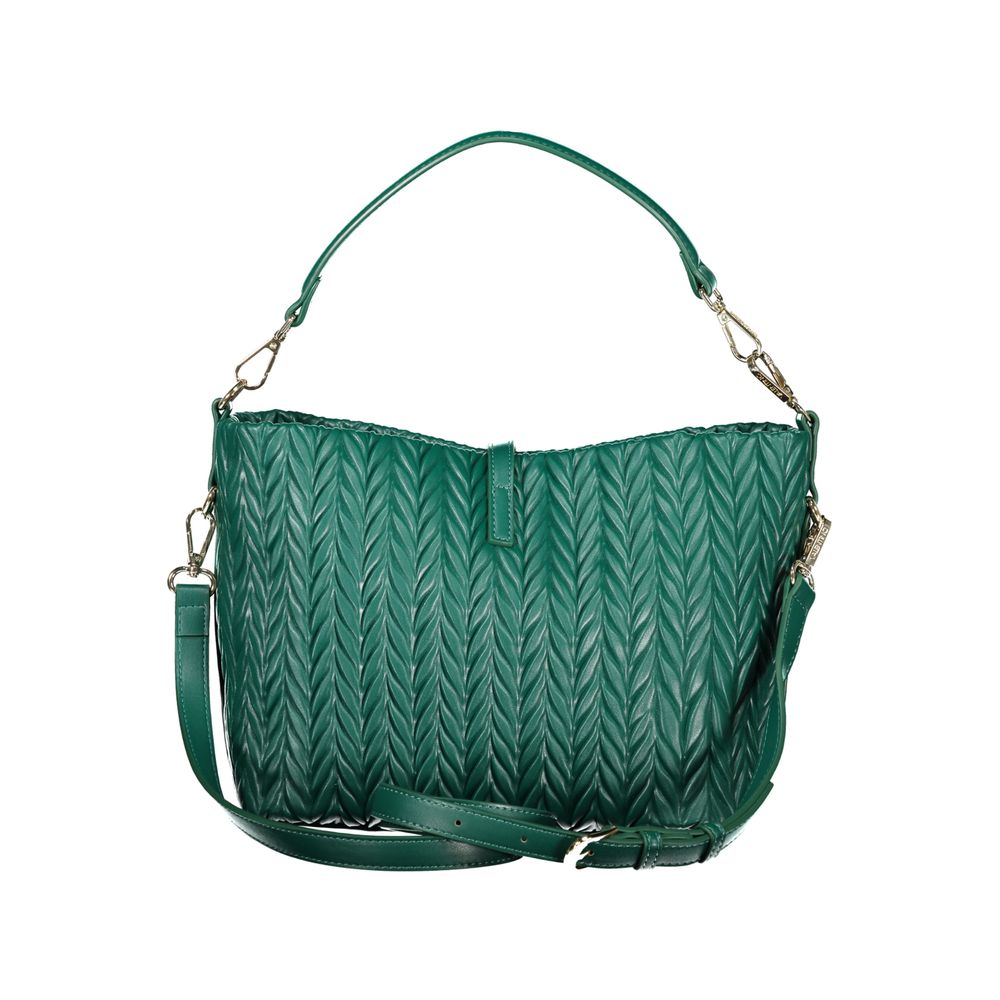 Verde Polyurethane Women's Bag with Adjustable Shoulder Strap