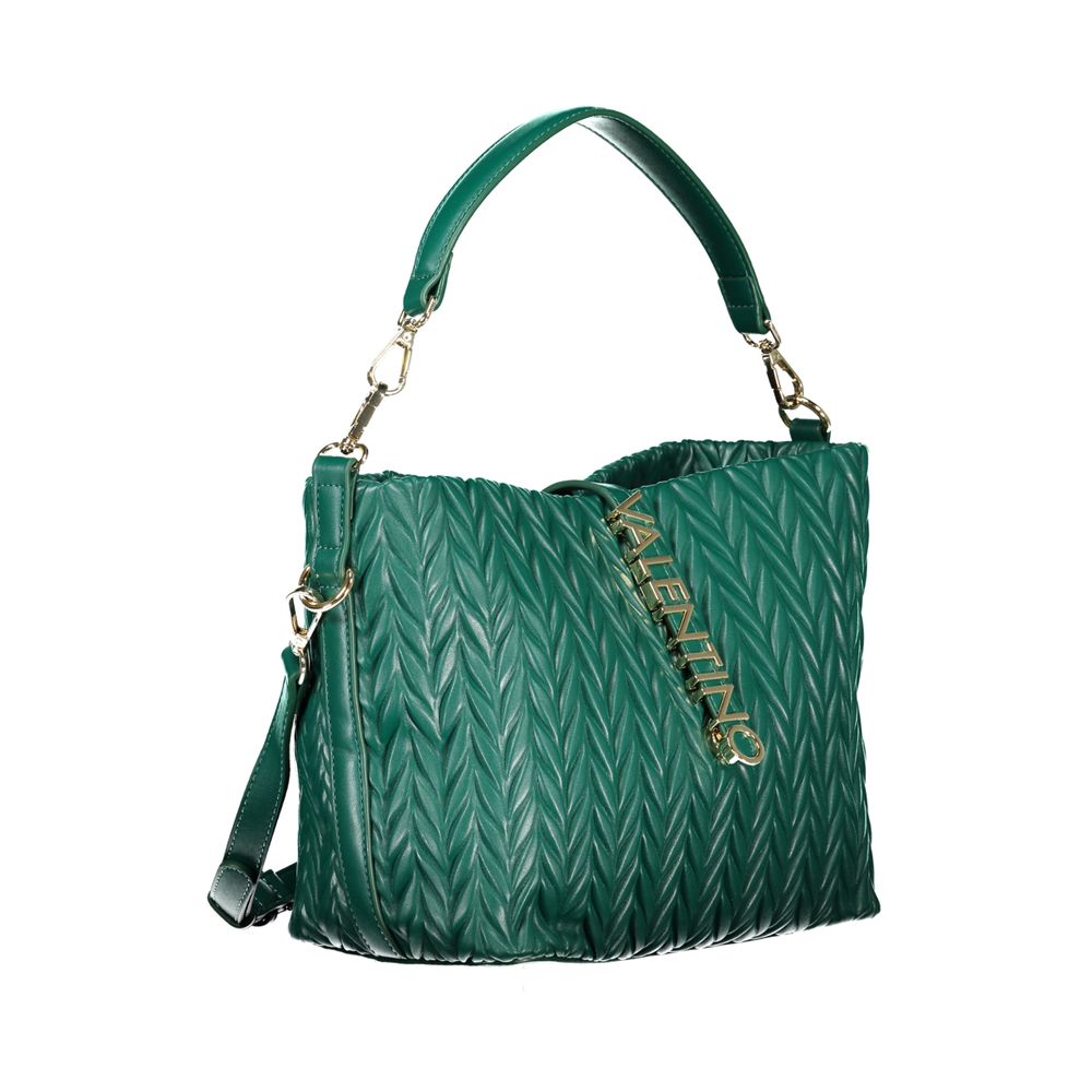 Verde Polyurethane Women's Bag with Adjustable Shoulder Strap