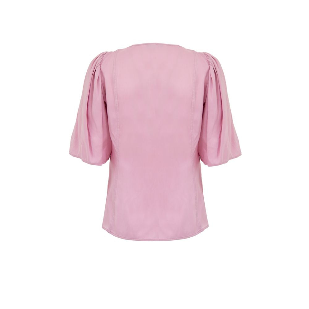Pink Satin Tank Tops