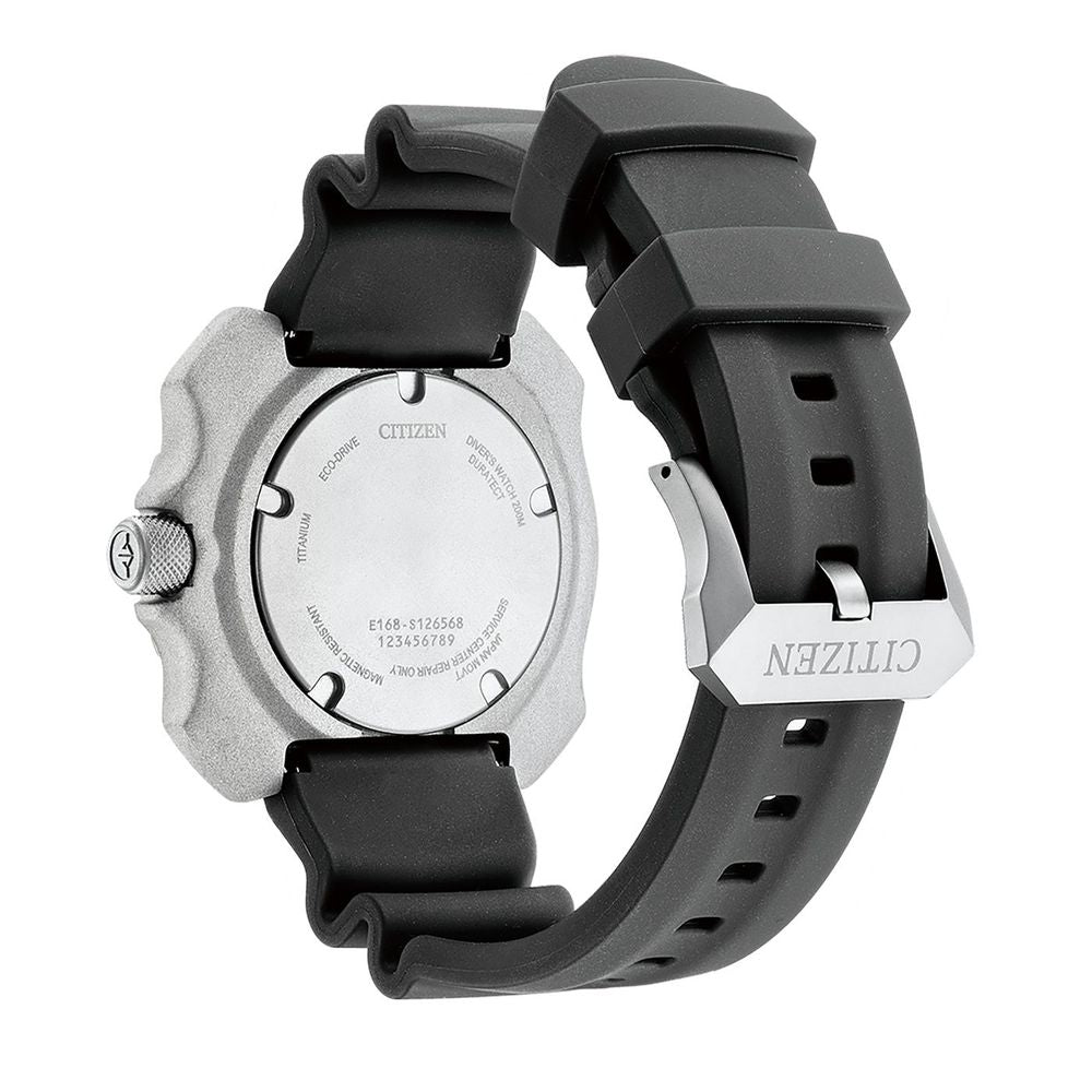 Black Rubber Sport Watch
