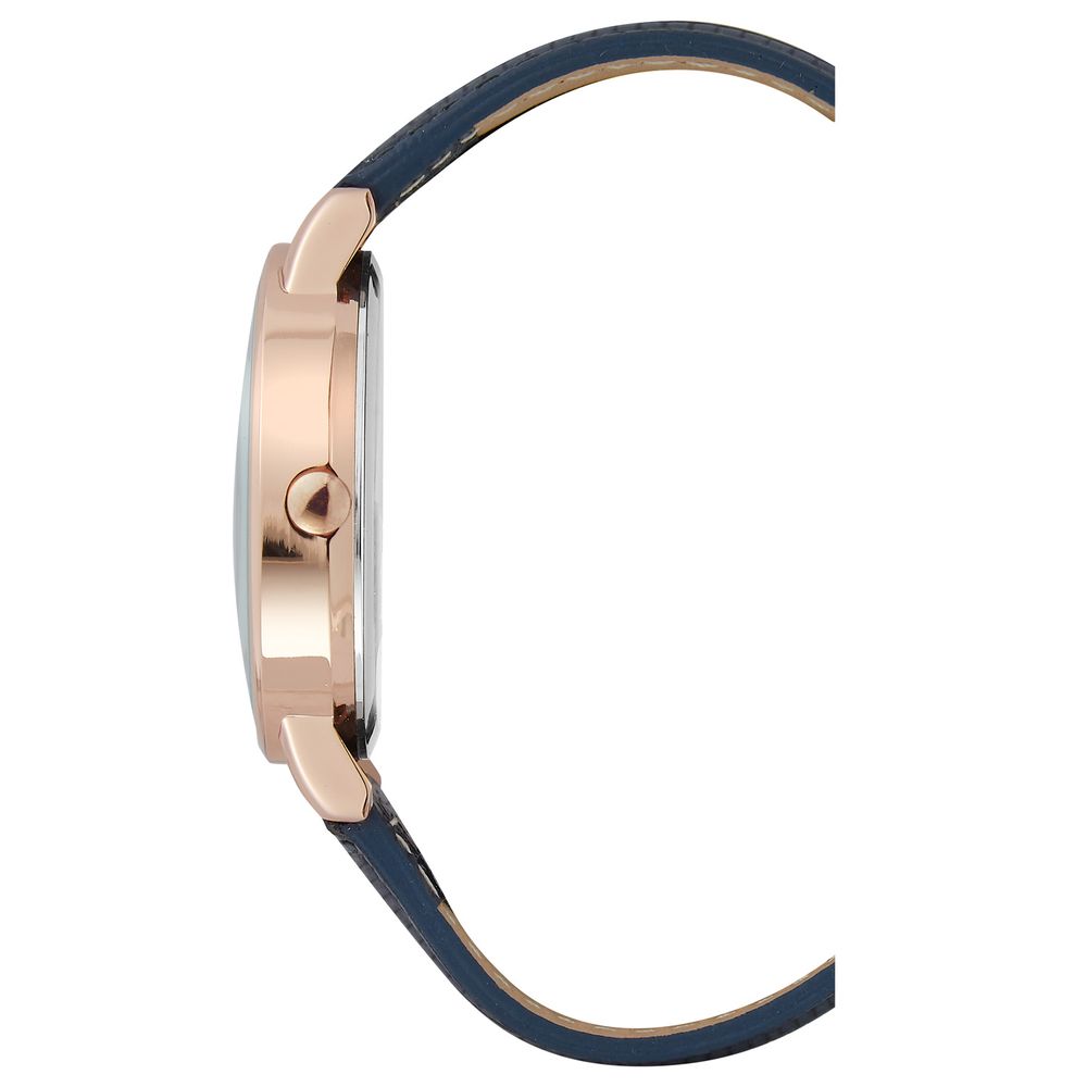 Blue Leather Dress Watch