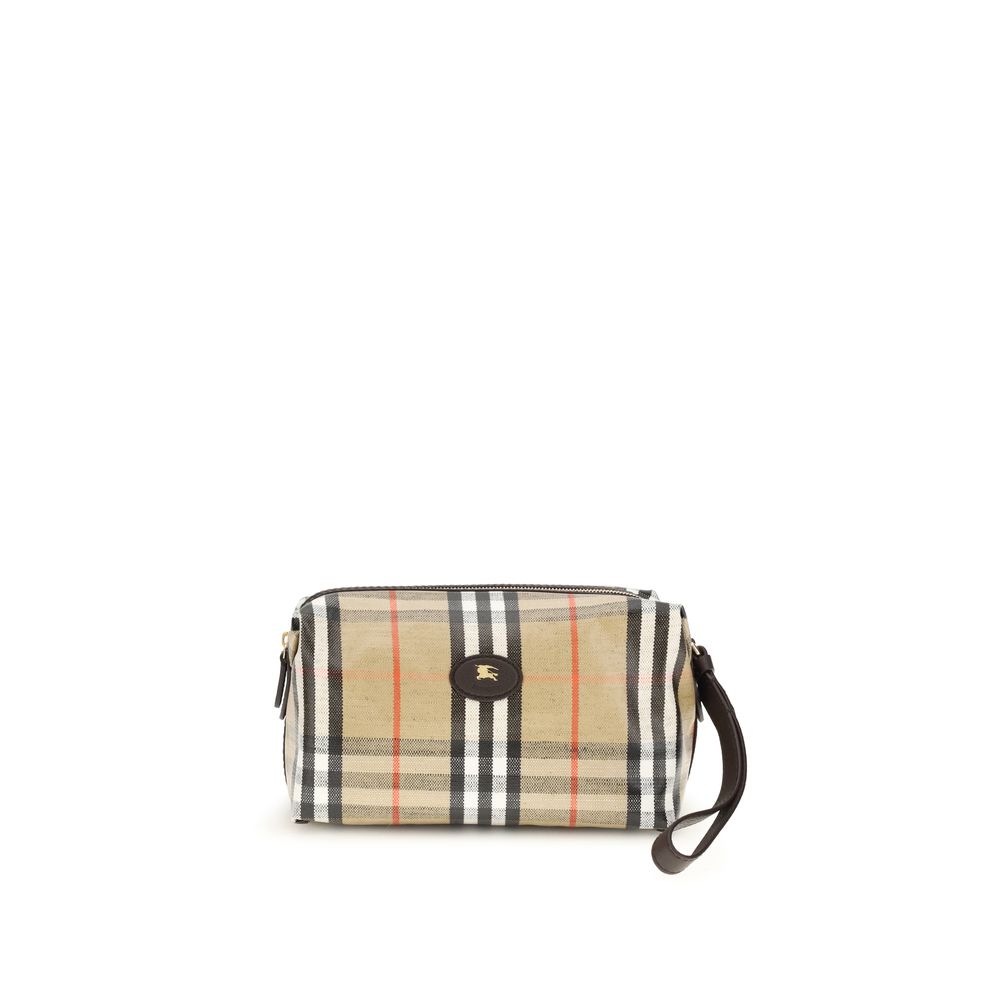 Beige Cotton Wallet