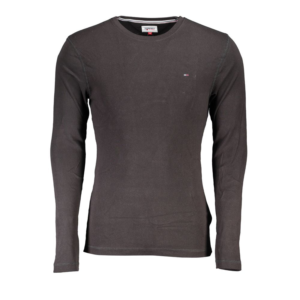 Black Cotton Men's T-Shirt