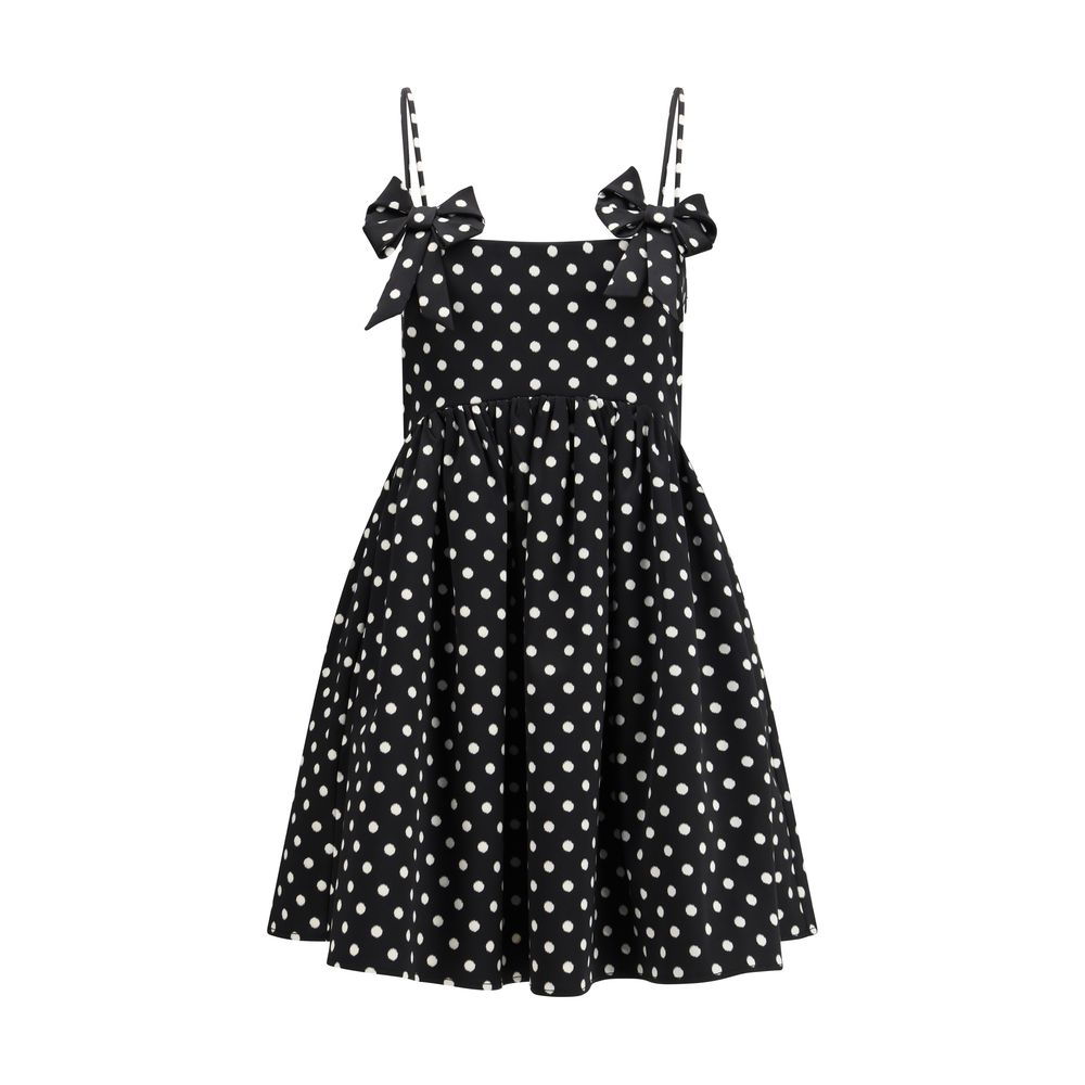 Black Recycled Polyester Casual Dress
