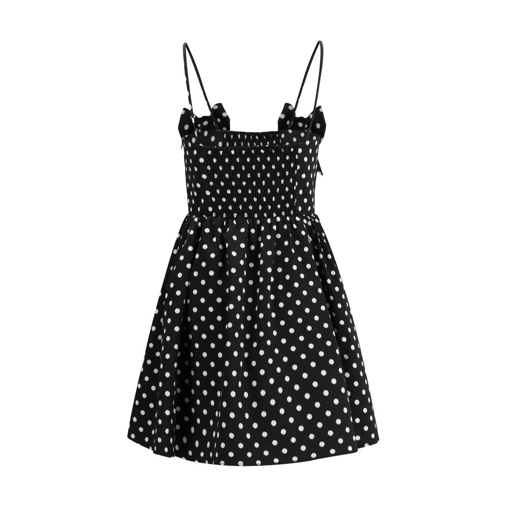 Black Recycled Polyester Casual Dress