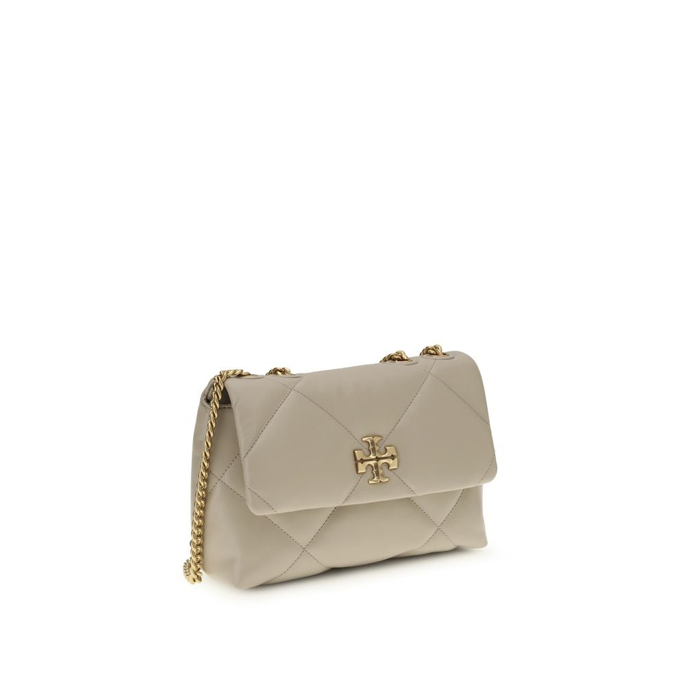 Beige Calf Leather Bos Taurus Shoulder Bag